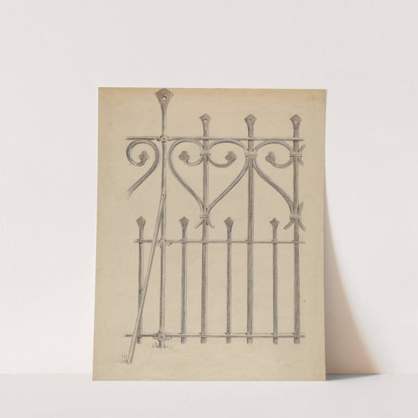 Wrought Iron Fence by Francis Law Durand