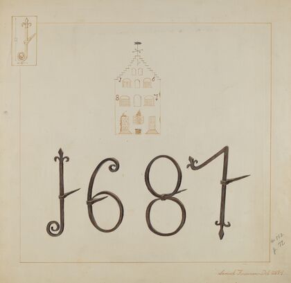 Wrought Iron Numerals