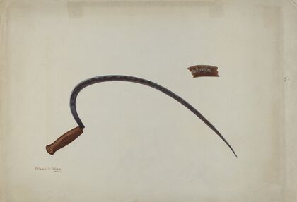 Wrought Iron Sickle