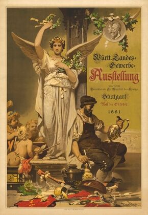 Württembergische Landes-Gewerbe-Ausstellung Stuttgart Mai bis Oktober 1881 (1881) — size preview