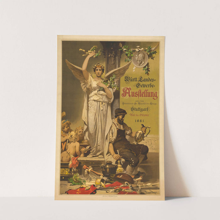 Württembergische Landes-Gewerbe-Ausstellung Stuttgart Mai bis Oktober 1881 (1881) by Alexander von Liezen-Mayer