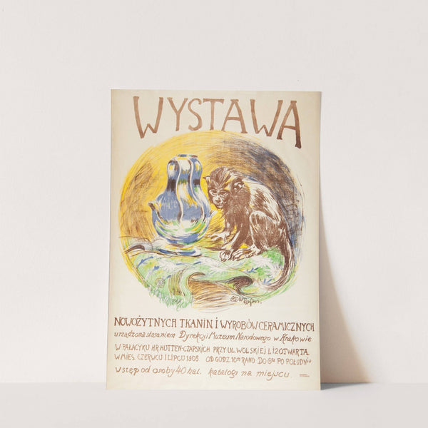 Wystawa nowożytnych tkanin i wyrobów ceramicznych (1905) by Edward Trojanowski