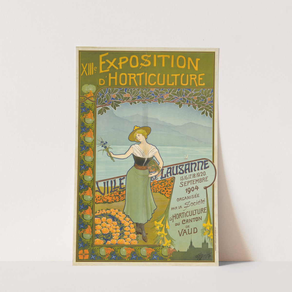 XIIIe. Exposition d’Horticulture. Ville de Lausanne 1904 (1904) by Ch. G. Bonjour