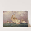 Yachting in Boston Harbor by James Edward Buttersworth