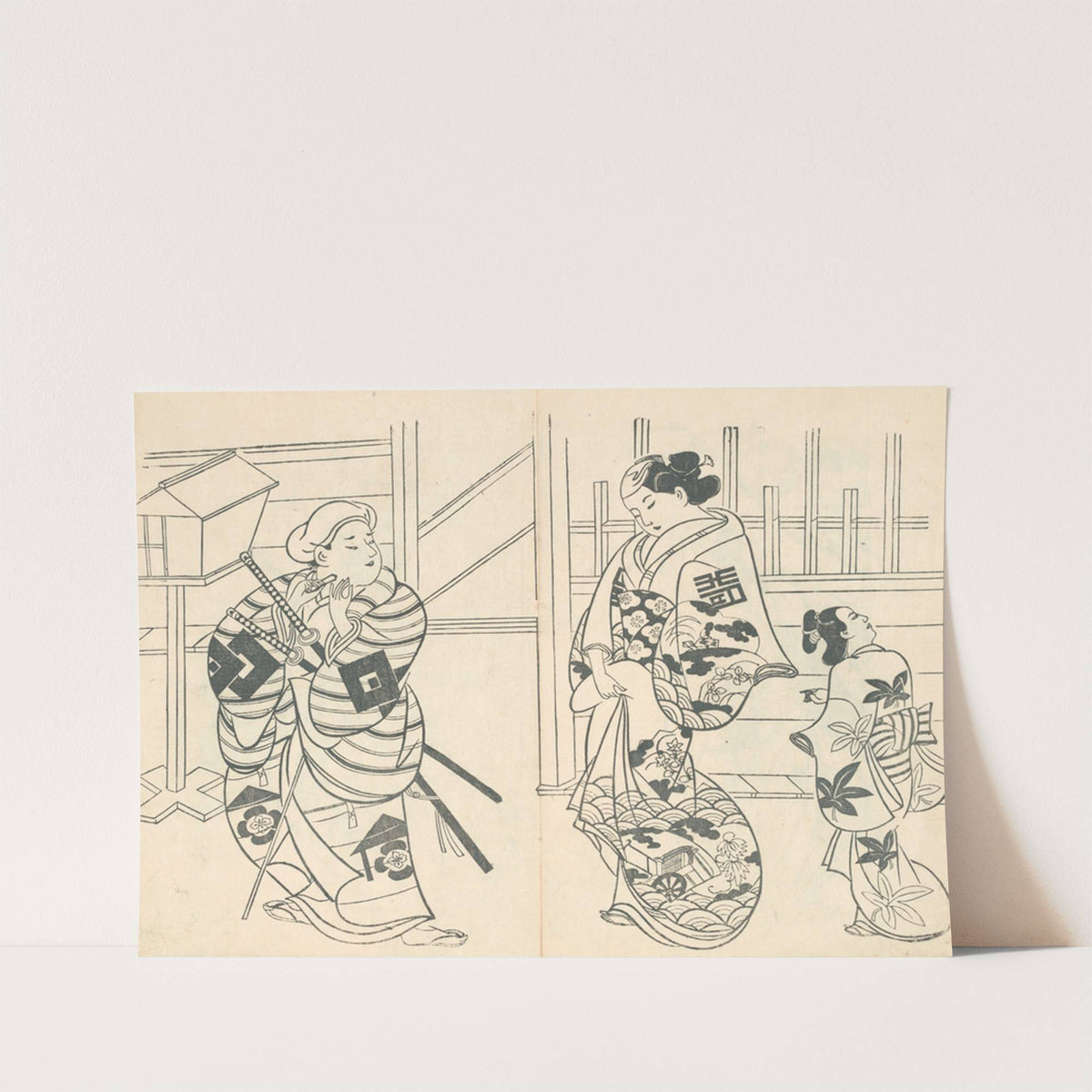 Yakusha ezukushi Pl.7 by Okumura Masanobu