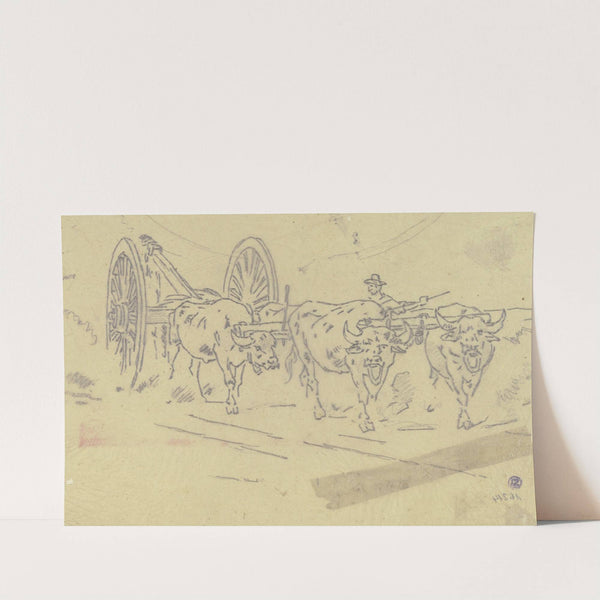 Yoke of oxen by Johann Nepomuk Rauch