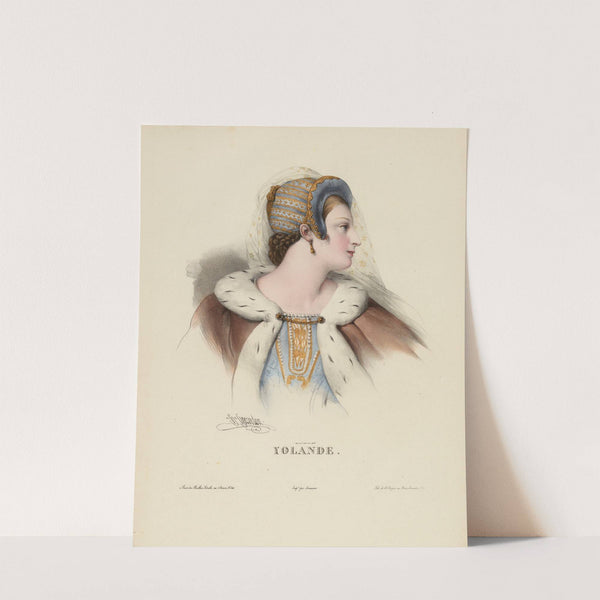 Yolande (1828-1830) by Pierre Louis Henri Grévedon