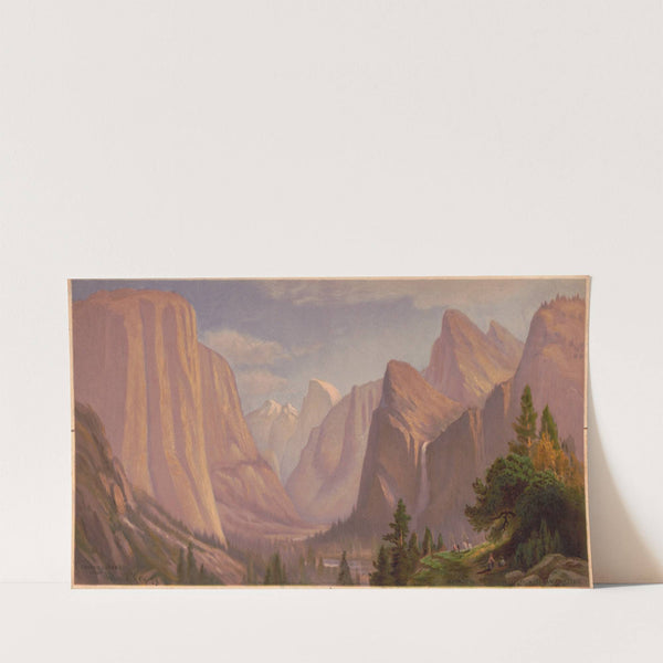 Yosemite Valley looking east from the Mariposa Trail (1873) by John Ross Key