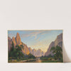 Yosemite Valley, Looking West (1861-1873) by John Ross Key
