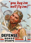 ‘You buy ’em, we’ll fly ’em!’ Defense bonds, stamps (1942)