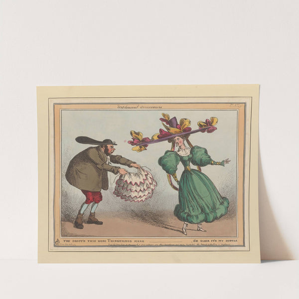 You dropp’d this here thingumbob marm (1827-1829) by William Heath