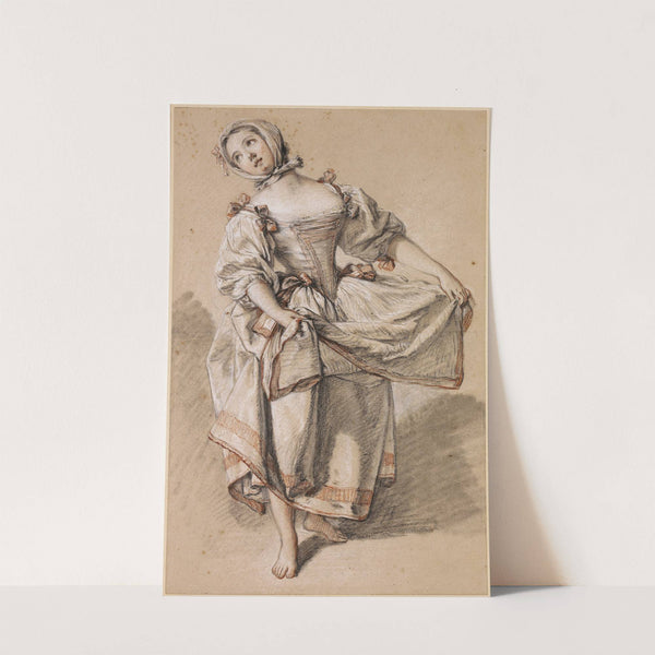 Young Country Girl Dancing (1765 - 1770) by François Boucher