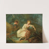 Young Couple in a Landscape by Jean-Baptiste Huet