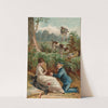 Young Couple with Hunter in the Background by Edmund Birckhead Bensell