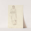Young Girl Holding a Milk Can by Joshua Cristall