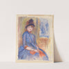 Young Girl in a Blue Dress (ca. 1890) by Pierre-Auguste Renoir