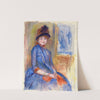 Young Girl in a Blue Dress by Pierre-Auguste Renoir