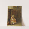 Young Girl In A Greek Church by Theodoros Ralli