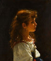 Young Girl in Profile