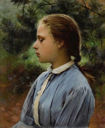 Young Girl Of Auvers-Sur-Oise