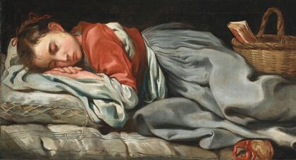 Young Girl Sleeping (ca. between 1655 and 1660)