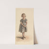 Young Girl Standing Barefoot by William Henry Hunt