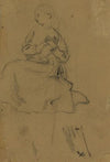 Young girl with clasped hands