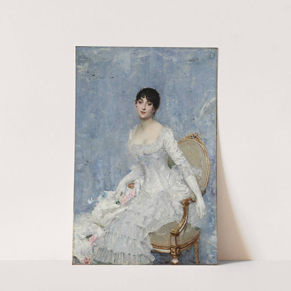 Young Lady in White by Paul César Helleu