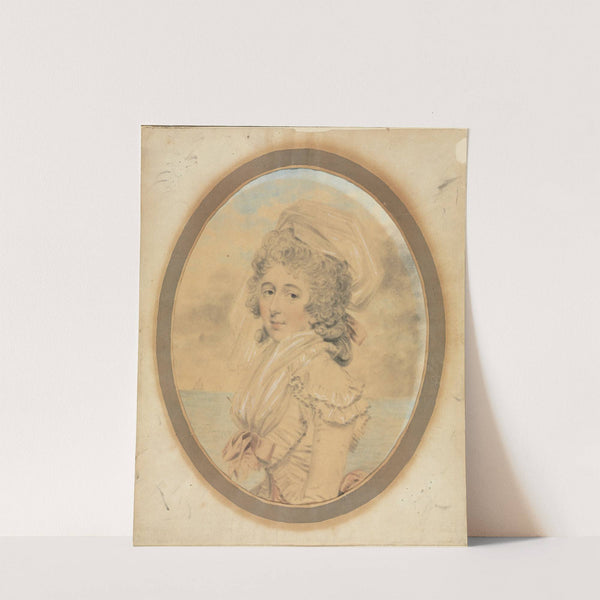 Young Lady with a Pink Bow on Her Bodice (1792) by John Downman