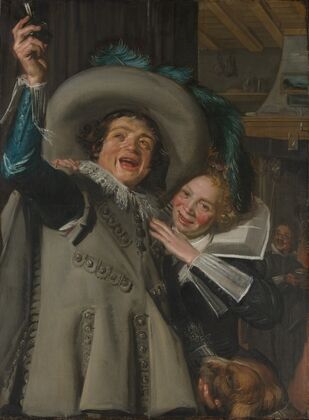 Young Man and Woman in an Inn