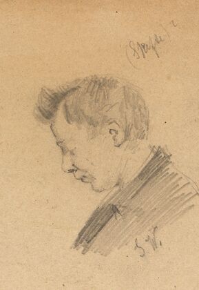 Young Man in Profile