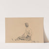 Young Man Sitting on the Ground (1883) by Maria Klass-Kazanowska