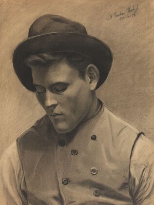 Young Man with Hat