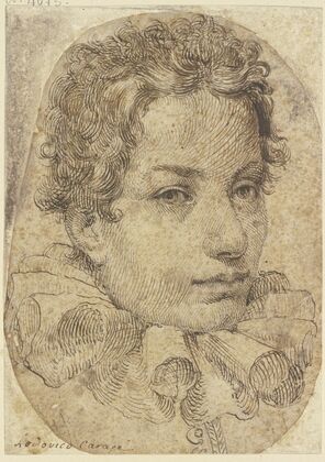 Young man with ruff
