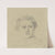 Young man’s head en face by Jakob Becker