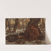 Young Marsyas Charming the Hares by Elihu Vedder