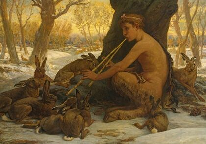 Young Marsyas (Marsyas Enchanting The Hares)