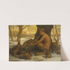 Young Marsyas (Marsyas Enchanting The Hares) (1878) by Elihu Vedder