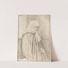 Young Peasant Seated in a Church (Jeune paysanne assise dans une eglise) by Alphonse Legros