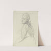 Young peasant woman, half figure by Jakob Becker