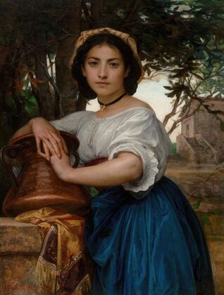 Young Romani water carrier