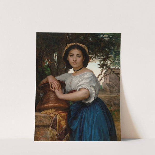Young Romani water carrier by Diogène Maillart