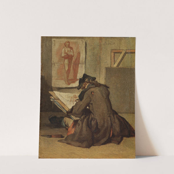 Young Student Drawing (circa 1738) by Jean Siméon Chardin