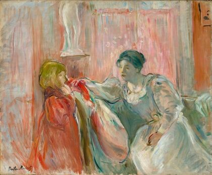 Young Woman and Child — size preview