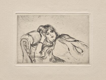 Young Woman at Rest (1889) — size preview