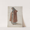 Young Woman In A Kerchief And Cloak At Hastings by Joshua Cristall