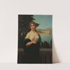 Young Woman In A Landscape by Henri Rondel