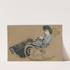 Young Woman in a Rocking Chair, study for the painting ‘The Last Evening’ (about 1873) by James Tissot