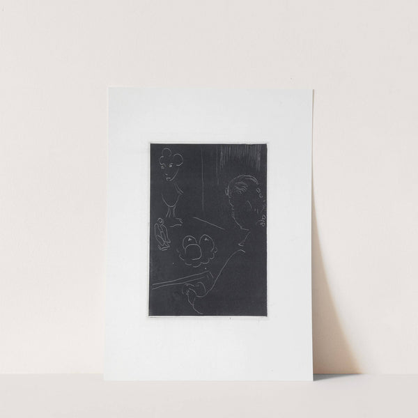 Young Woman in an Interior with Fruit and Sculptures (1914–15) by Henri Matisse