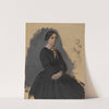 Young Woman In Black (1861-1865) by Edgar Degas